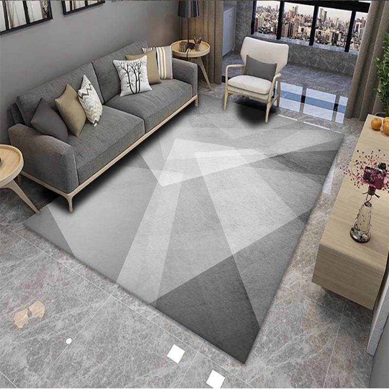Geometric Pattern Area Rug Bowlift
