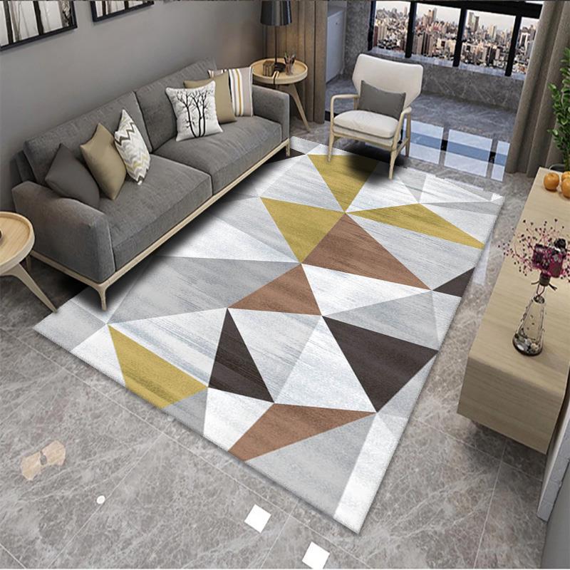 Geometric Pattern Area Rug Bowlift