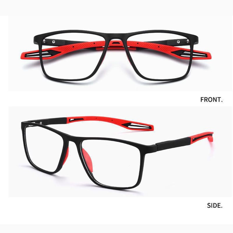 Bowlift | Ultra-light multifocal reading glasses for men and women – high-quality polycarbonate – for near and far – wall clock