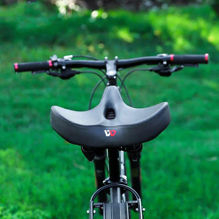BowLift | ComfortRide Extra Wide Bicycle Seat | Pain-Free Sitting | Ergonomic Saddle for Long Rides