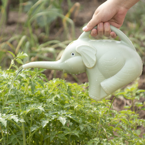 Artistic Elephant-Shaped Watering Can Bowlift