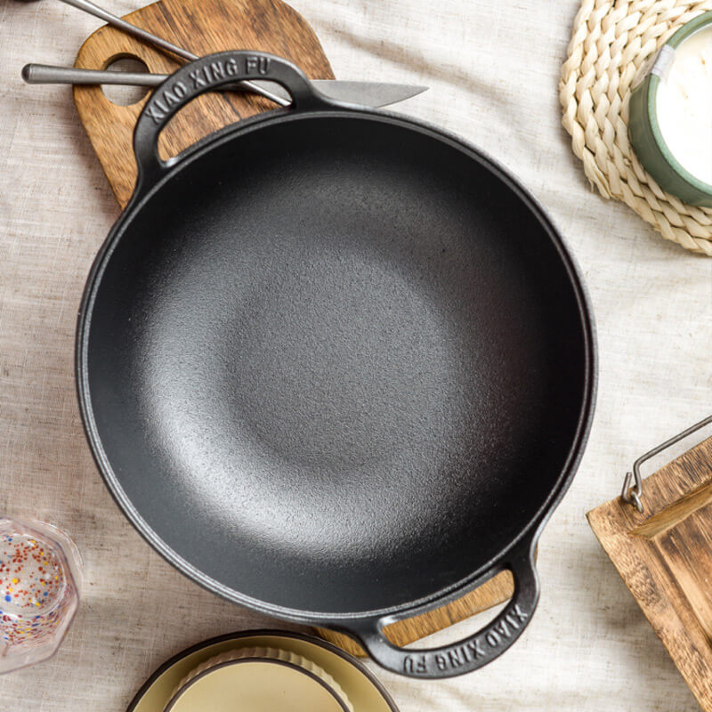 CastePrima Pan - Durable Non-stick & Wooden Lid Bowlift