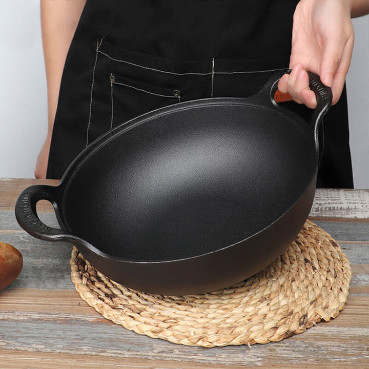CastePrima Pan - Durable Non-stick & Wooden Lid Bowlift