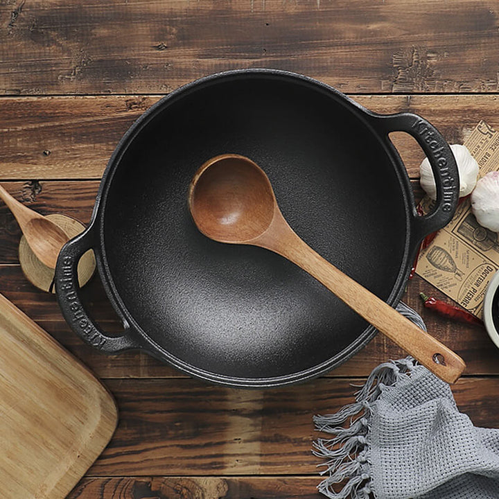 CastePrima Pan - Durable Non-stick & Wooden Lid Bowlift