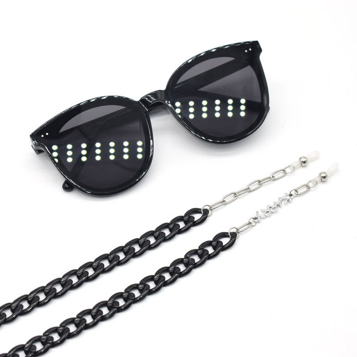 Chunky Metal Chain Eyewear Holder Bowlift