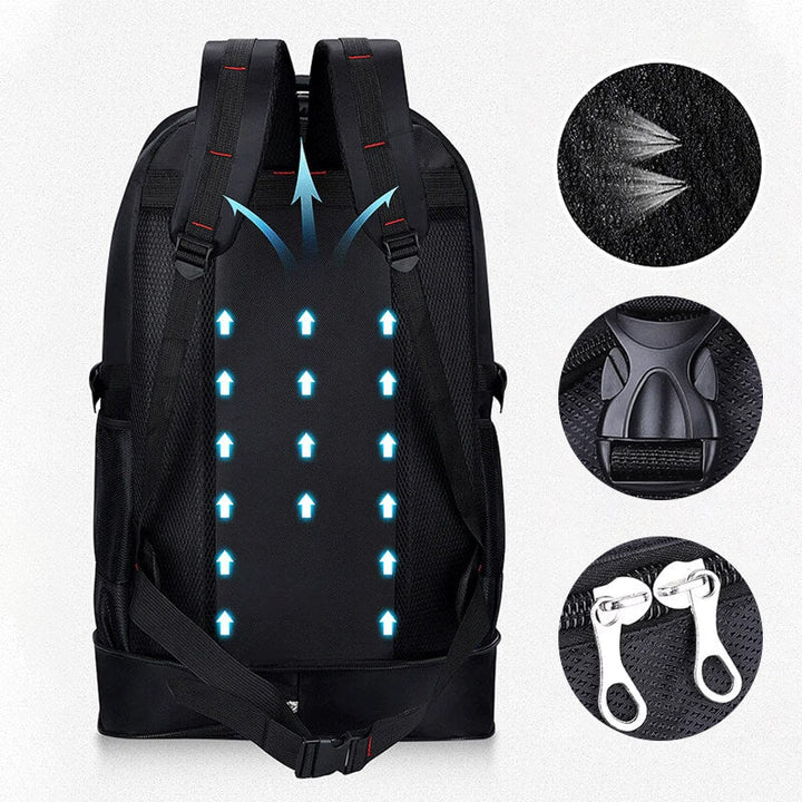 BowLift | Expandable Oxford backpack with large capacity