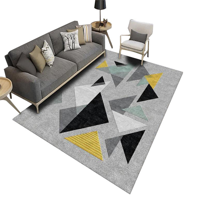 Geometric Pattern Area Rug Bowlift