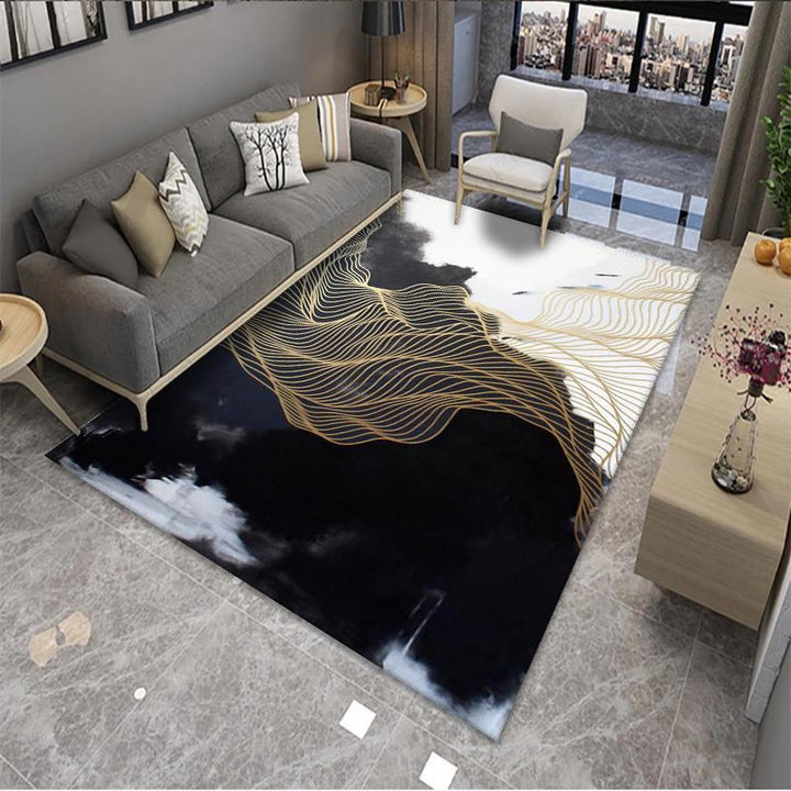 Geometric Pattern Area Rug Bowlift