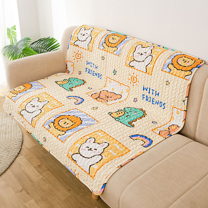 Non-slip pet mat made of cotton