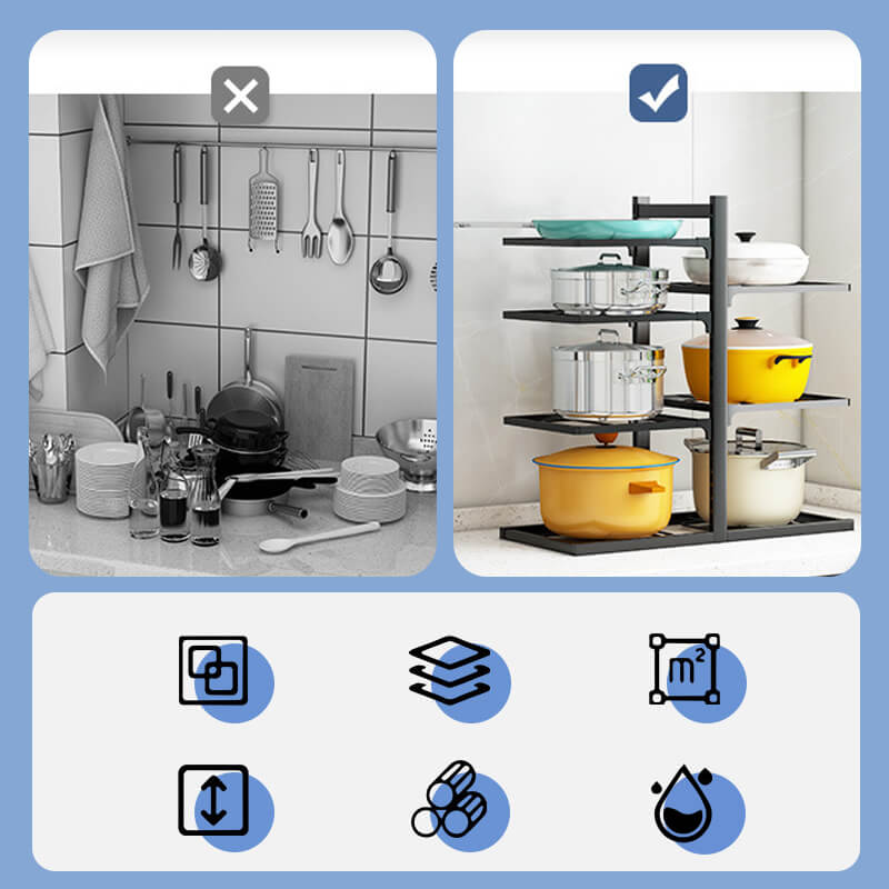 BowLift | Kitchen shelves for multiple purposes