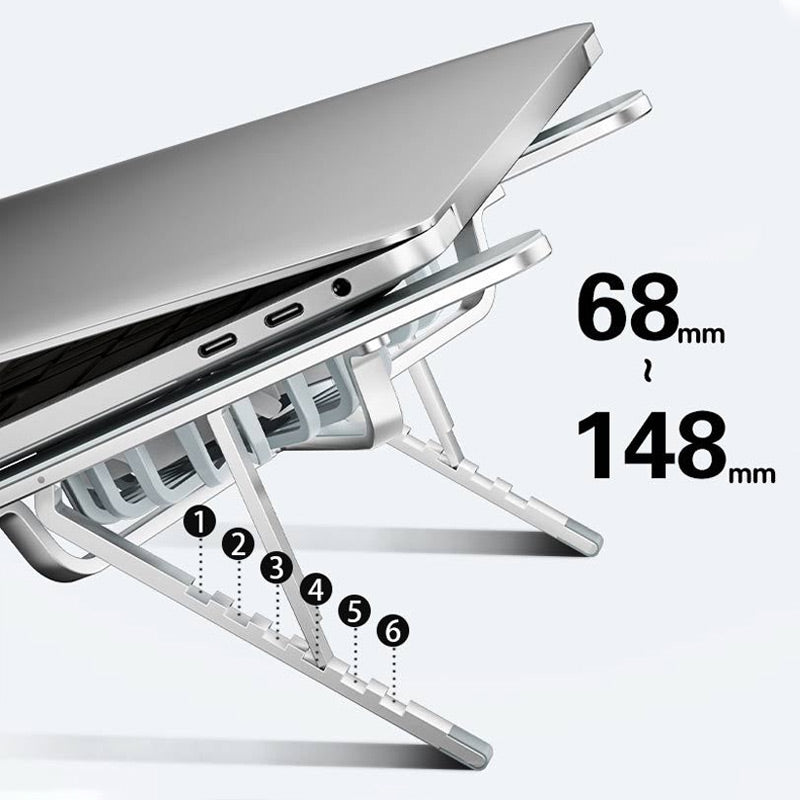 BowLift | Laptop Heightened Holder with Cooling Fan