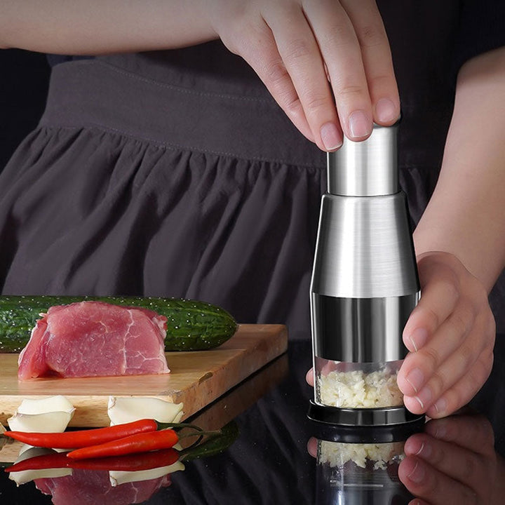 BowLift | Stainless Steel Garlic Grinder