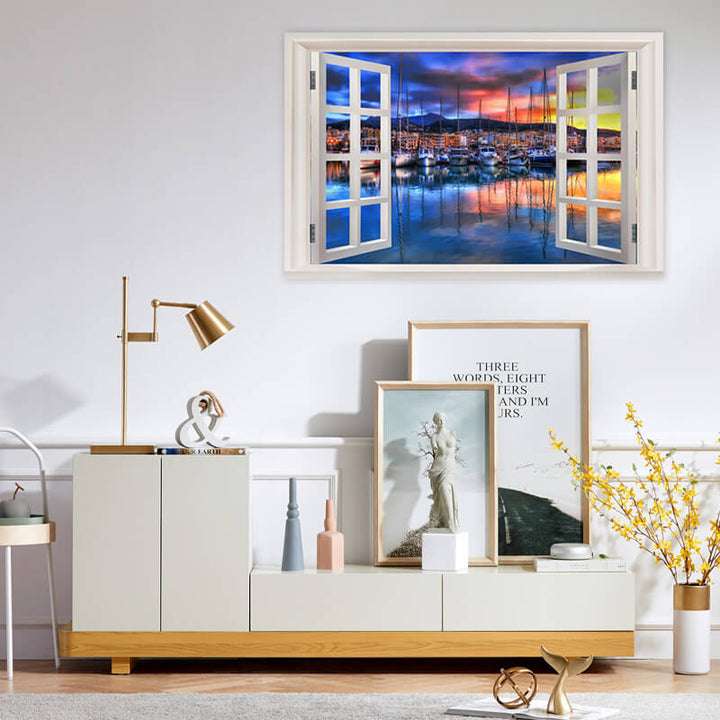 BowLift | 3D window with a view Decorative wall mural