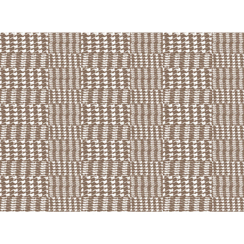 New Arrival Modern Carpet in Brown Houndstooth Pattern Carpet Polyester Non-Slip Back Carpet for Home Decor | Bowlift