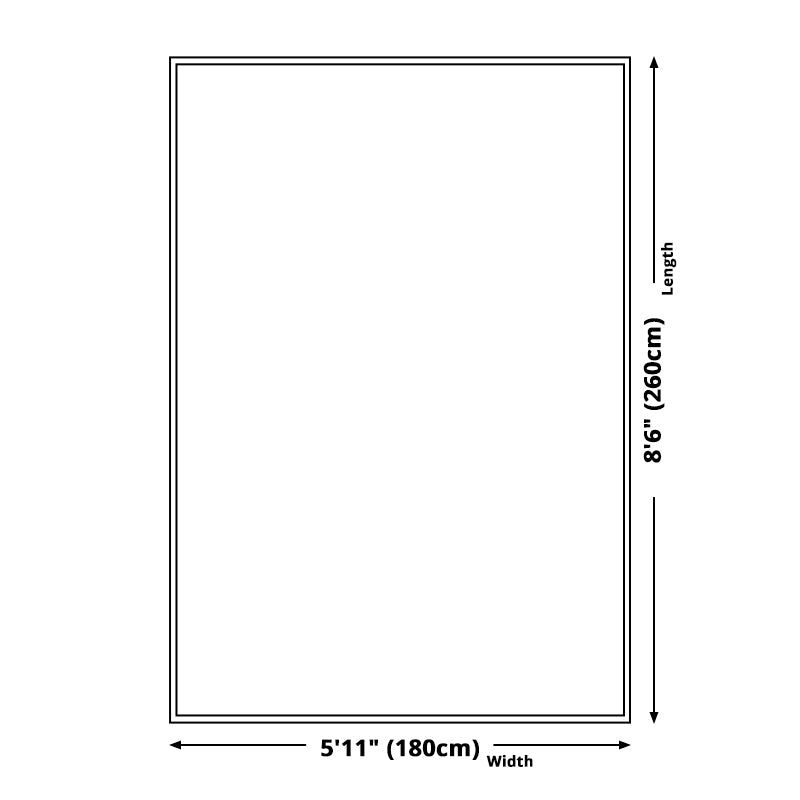 BowLift | Gray Irregular Bedroom Carpet Novelty Color Block Pattern Rug Polyester Stain Resistant Carpet