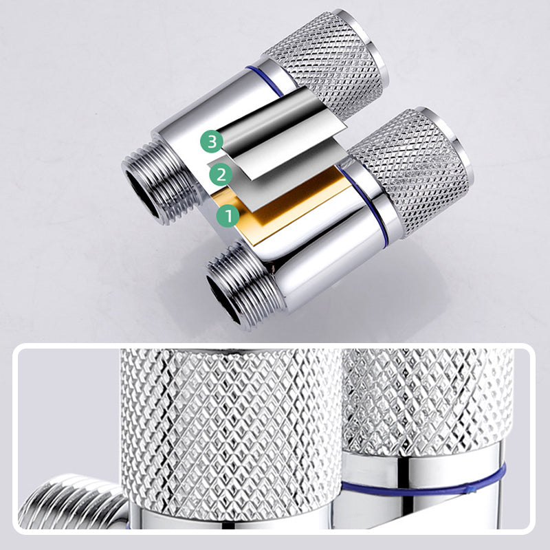 BowLift | 1/2" angle valve with double switch outlet