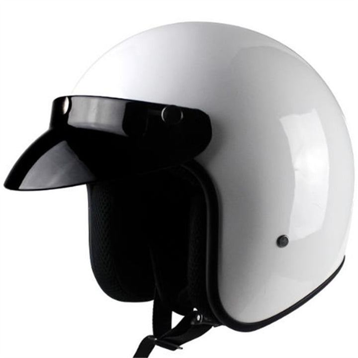 Classic Open-Face Motorcycle Helmet Bowlift