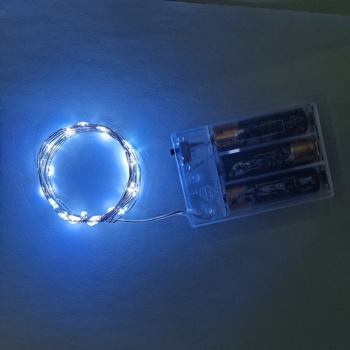 LED string lights with battery box