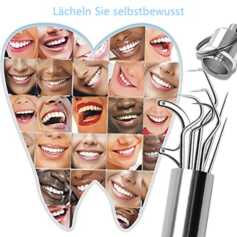 BowLift | Toothpick set made of stainless steel (7 pcs)