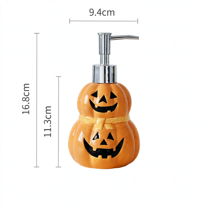 Ceramic soap dispenser with pump