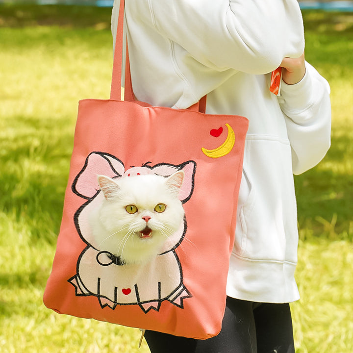 Pet Carrying Bag Made of Canvas