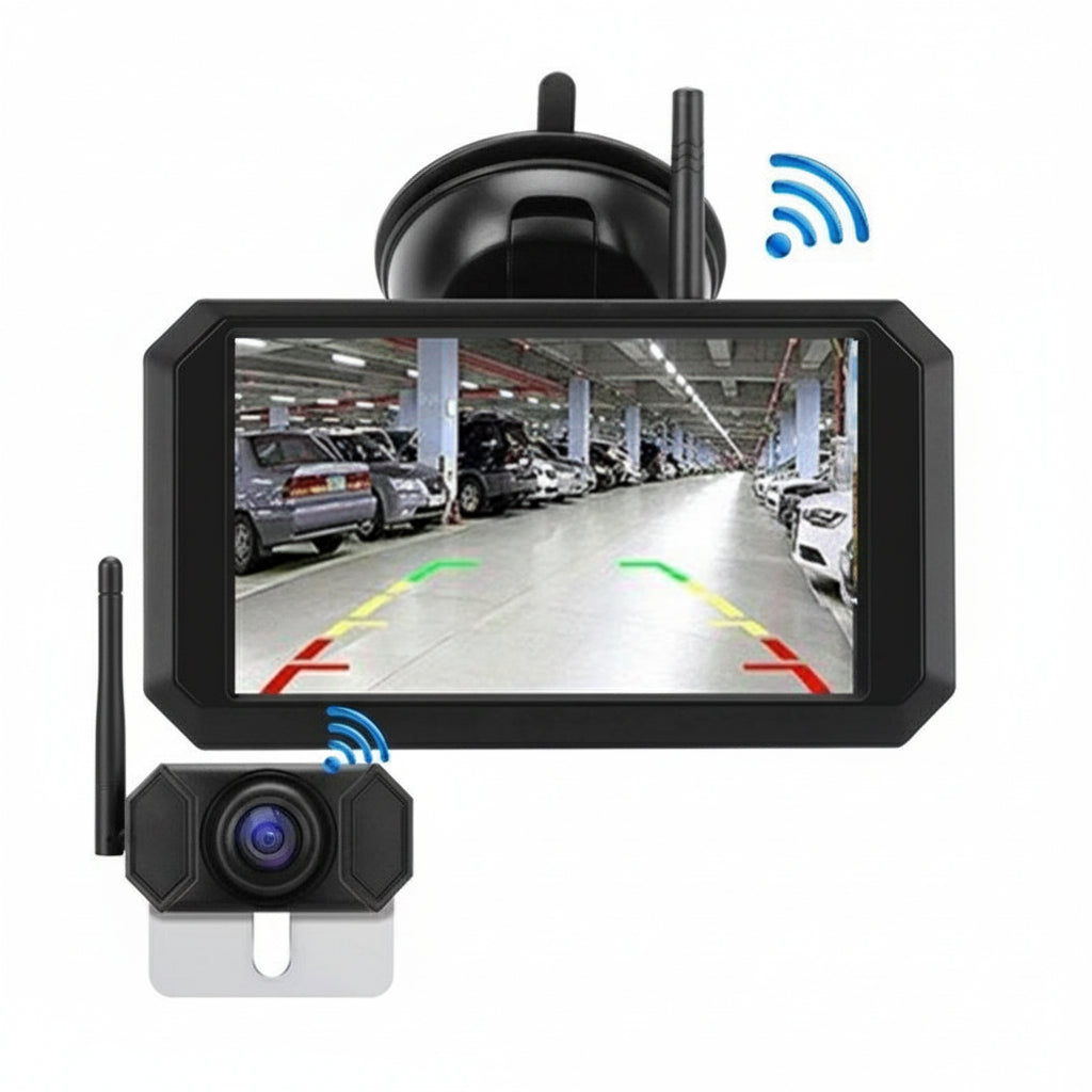 BowLift | Wireless Rear View Camera with 5" or 7" Monitor – 20m Night Vision & Waterproof Reversing System for Car, Van & Camper