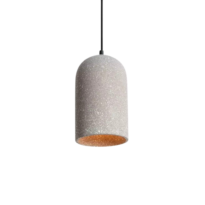 BowLift | UrbanLume – Modern Cement Hanging Lamp
