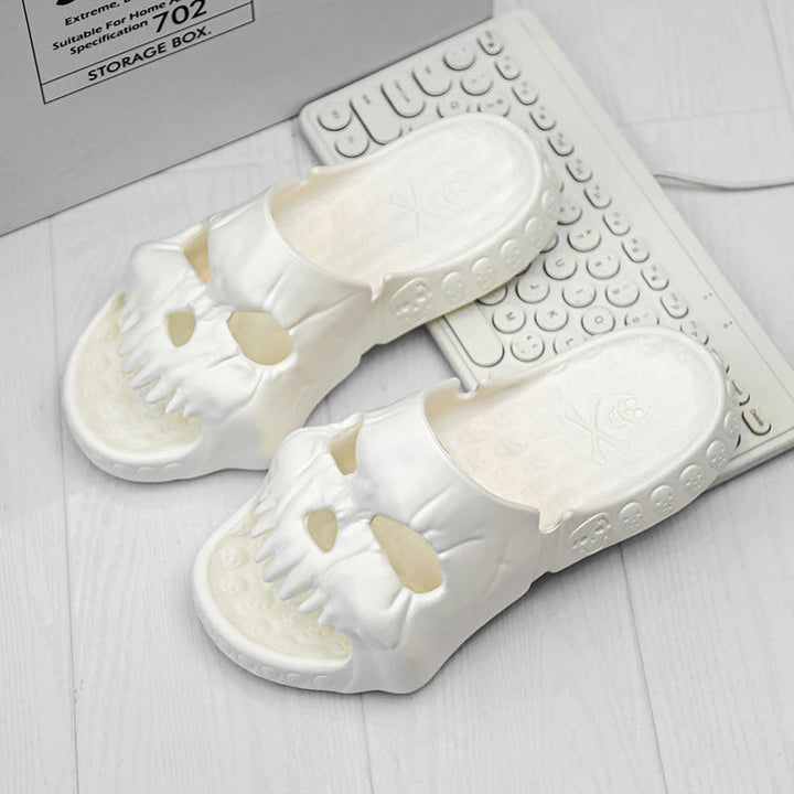 BowLift | Skull Design Single Band Slippers