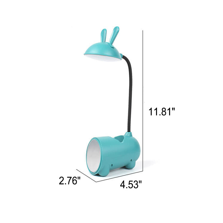 BowLift | LumoBun Table Lamp – Cute LED Desk Lamp with Pen Holder and USB Connection
