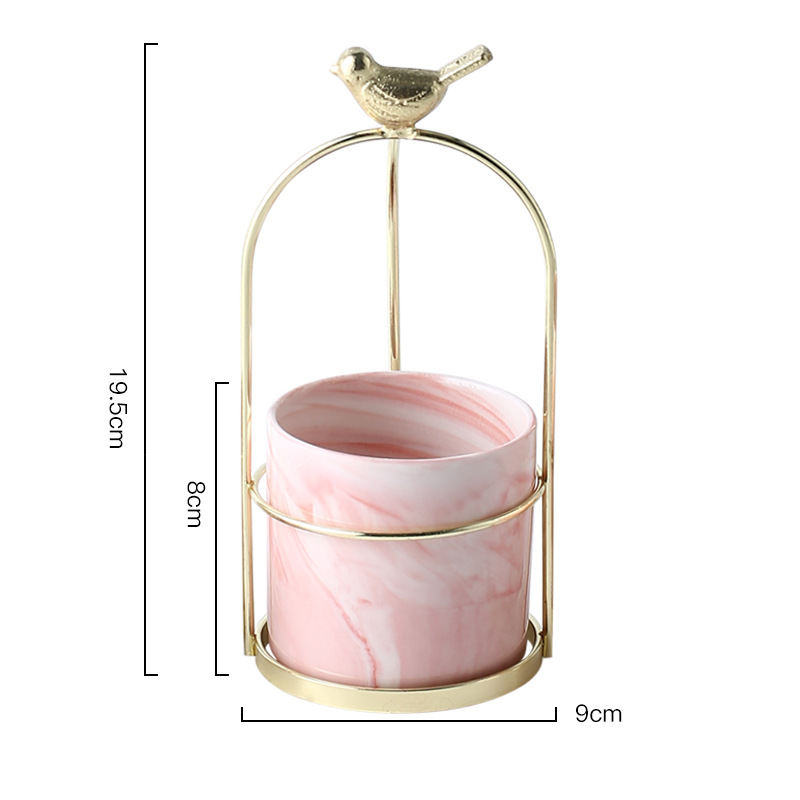 BowLift | Flower plant pots with bird design for stylish decoration