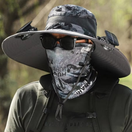 BowLift | Ultimate Outdoor Sun Hat with Rechargeable LED and Wide Brim