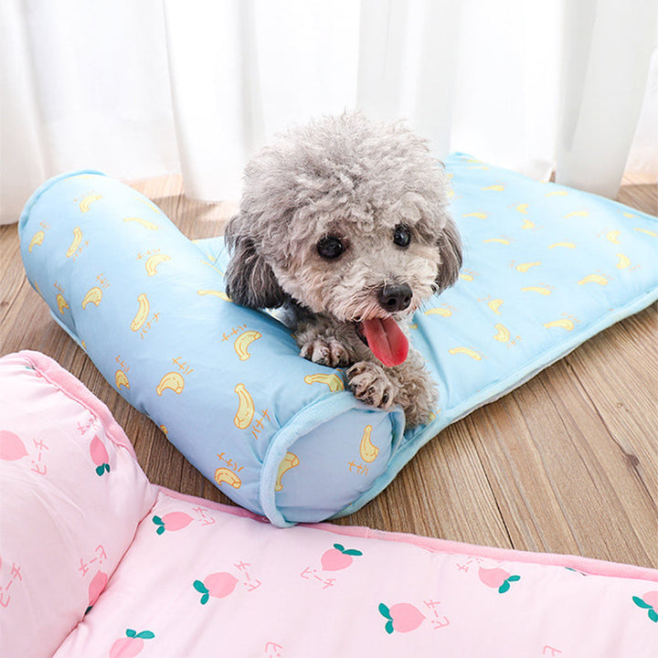 Pet Summer Cool Bed Ice Silk Cooling Mat for Dogs & Cats | Bowlift