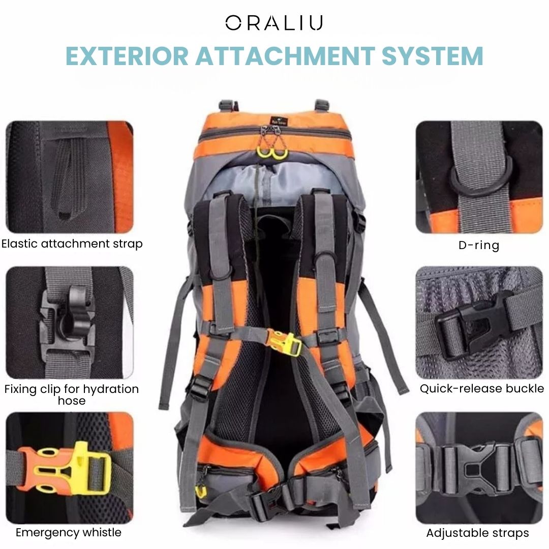BowLift | 60L Waterproof Backpack – Ultimate Outdoor Backpack for All Adventures