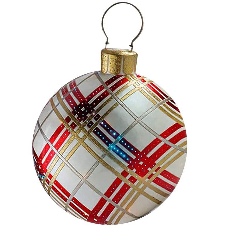 BowLift | Inflatable Christmas Ball Outdoor Decorated