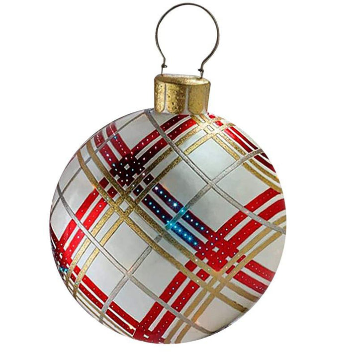 BowLift | Inflatable Christmas Ball Outdoor Decorated