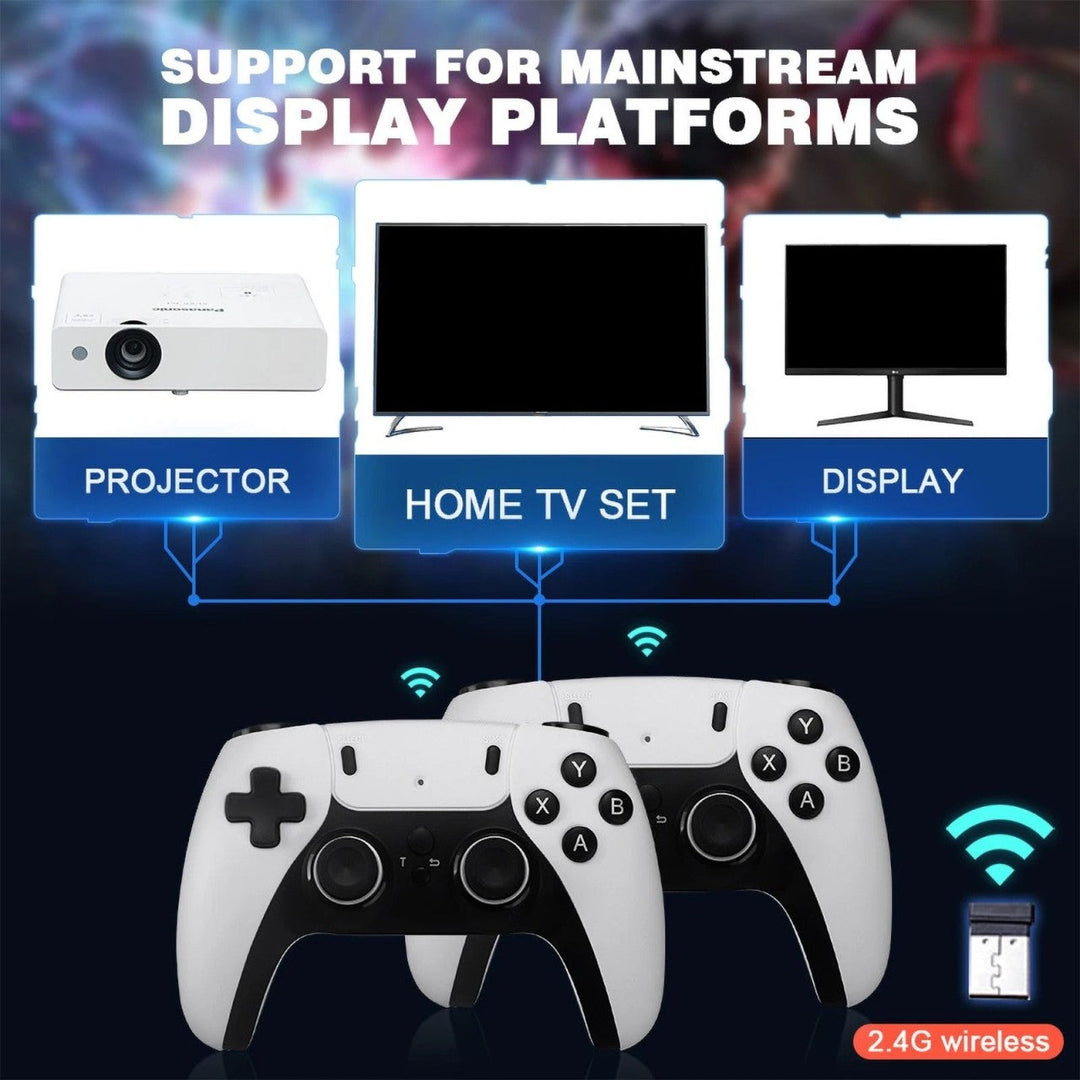 BowLift | Wireless Retro Gaming Console: 40,000+ Games & 4K HDMI Connectivity, 2.4G Controller