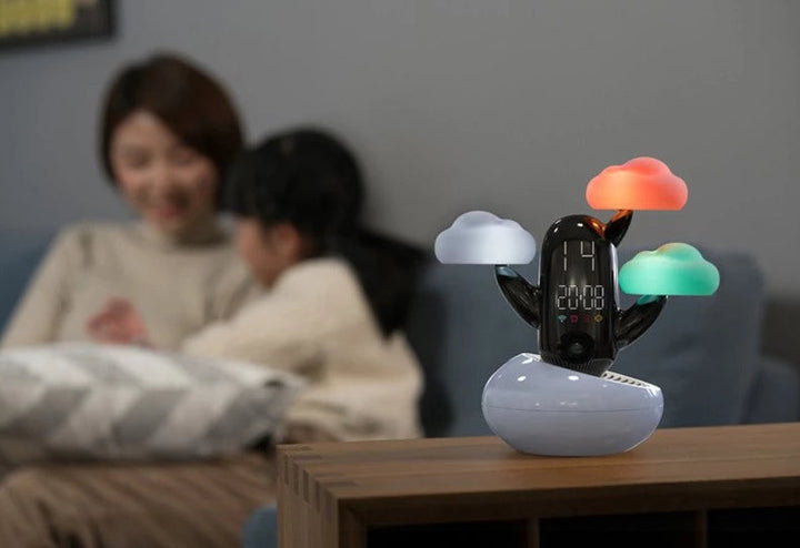 Cakty - LED Weather & Clock Bedside Buddy | Bowlift