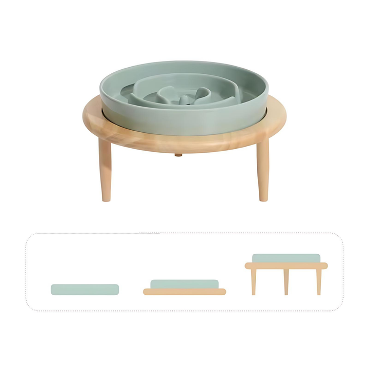 BowLift | SlowCeramic - Elegant Craft Feeding Bowl for Pets