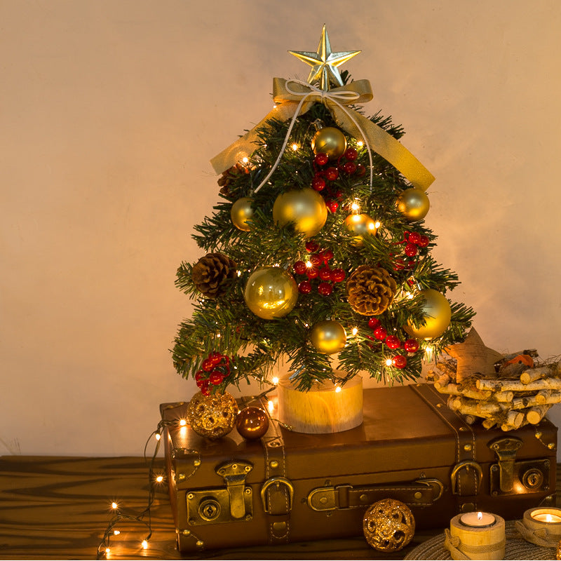 Mini Christmas tree, 45 cm, with lighting