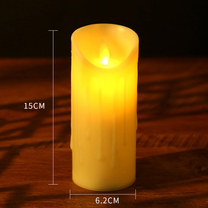 LED Real Wax Look Candles with Flicker Effect