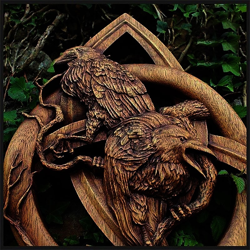 BowLift | Nordic runic wood wall decoration