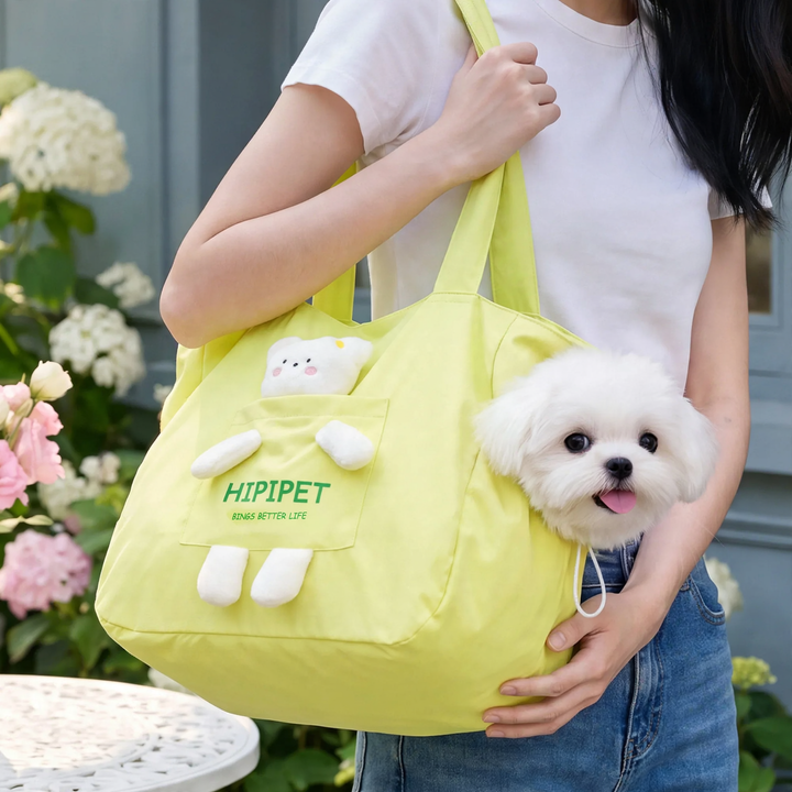 Breathable Summer Tote Bag with Cartoon Design