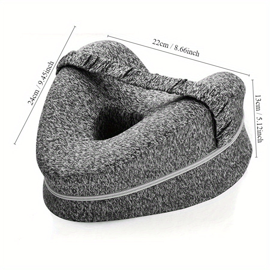 Ergonomic Knee Pillow for Side Sleepers - Supportive Memory Foam with WashaBowlifte Cover | Bowlift