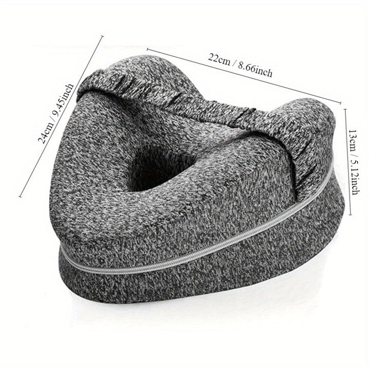 Ergonomic Knee Pillow for Side Sleepers - Supportive Memory Foam with WashaBowlifte Cover | Bowlift
