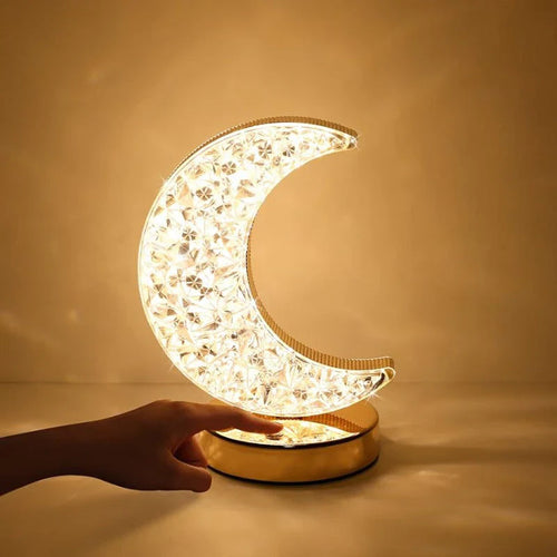 Magical Crystal Table Lamp with Dimmer - Celestia | Bowlift