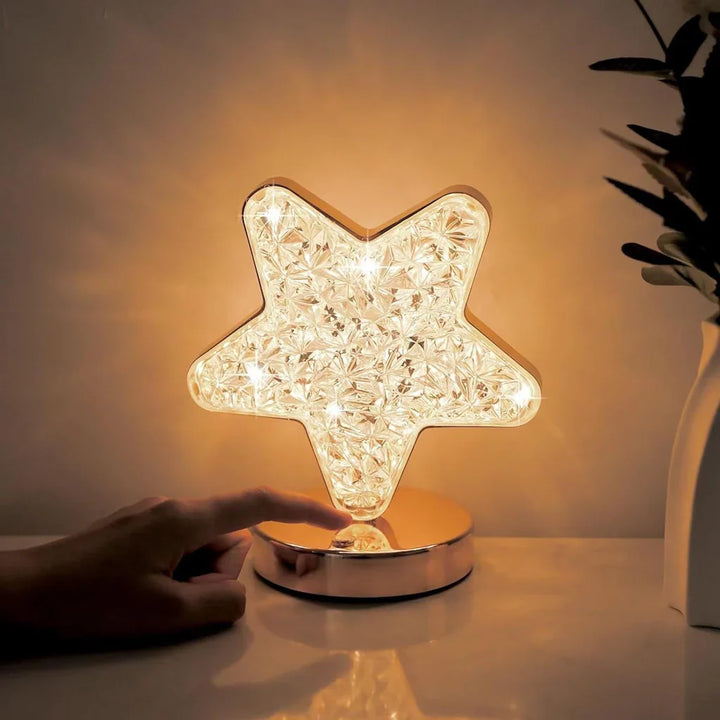 Magical Crystal Table Lamp with Dimmer - Celestia | Bowlift