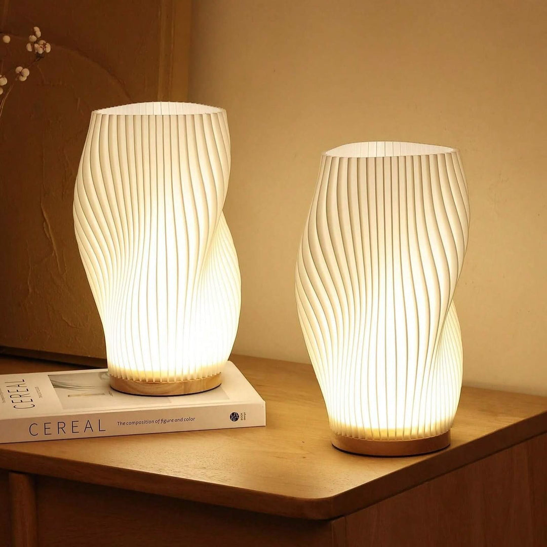 BowLift | Wavecrest Lamp – Sleek USB-Powered Dimmable Table Lamp