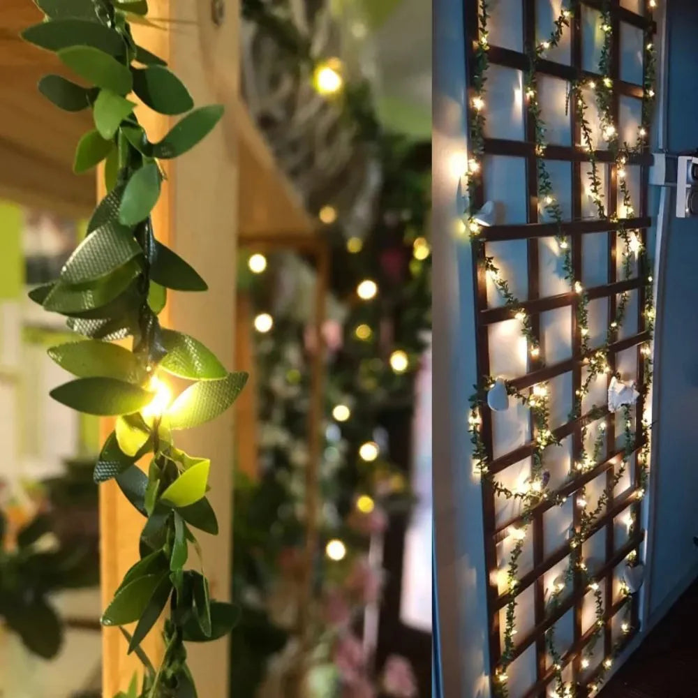 BowLift | LED string lights with ivy vines – Decorative string lights for indoor and outdoor use