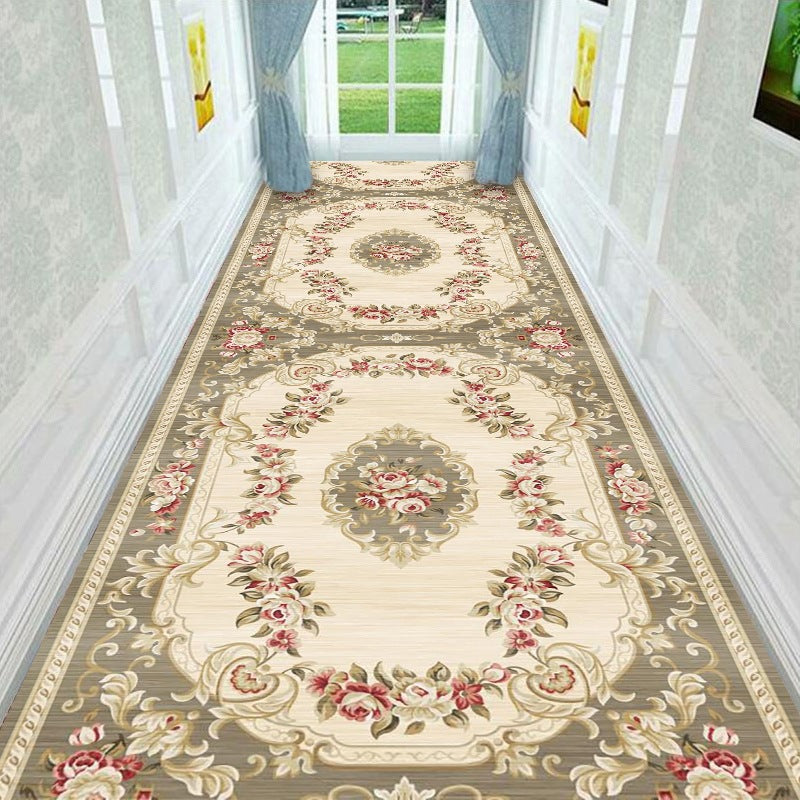 Vintage Floral Design Runner Mat Bowlift