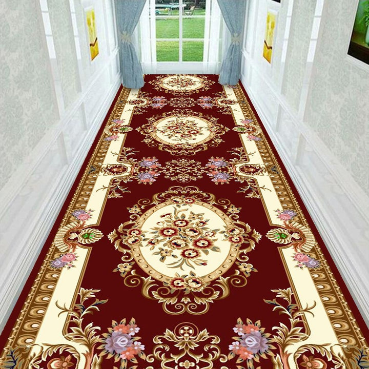 Vintage Floral Design Runner Mat Bowlift